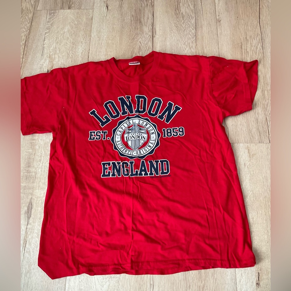Red London Graphic T-Shirt